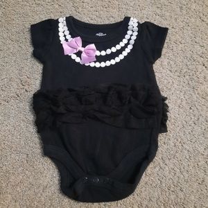Baby Girl Necklace Onesie